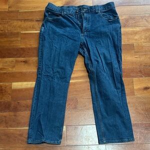 Duluth Trading Co Men's Relaxed Fit Deep Indigo Jeans